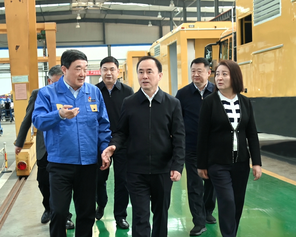 徐州市委书记宋乐伟一行至DB真人调研专精特新企业发展情况  